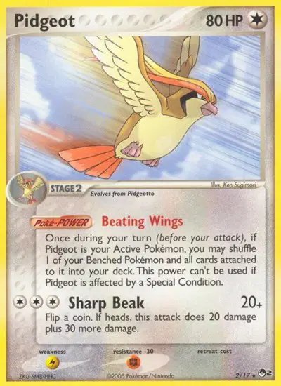 Pidgeot — POP Series 2 2