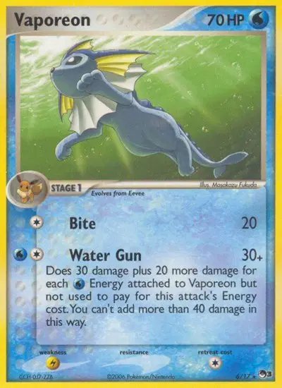 Vaporeon — POP Series 3 6