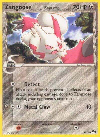 Zangoose (Delta Species) — POP Series 5 15