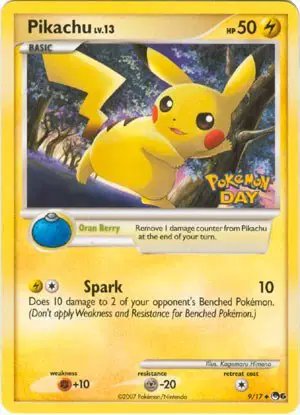 Pikachu (Pokemon Day Stamped) — POP Series 6 9