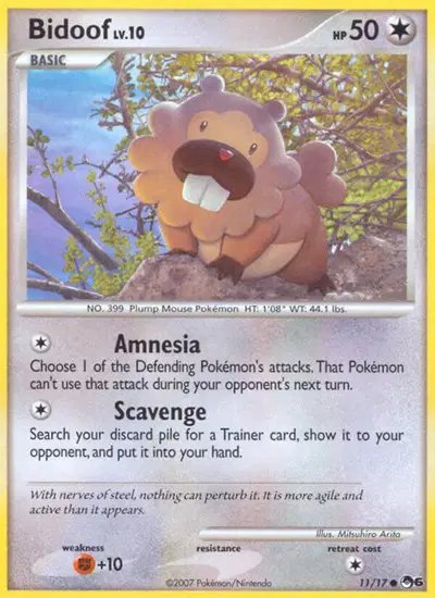 Bidoof — POP Series 6 11