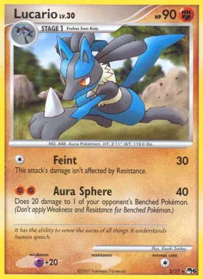 Lucario — POP Series 6 2