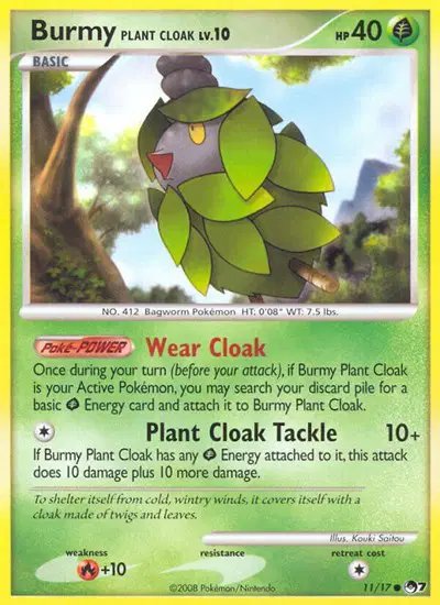 Burmy Plant Cloak — POP Series 7 11