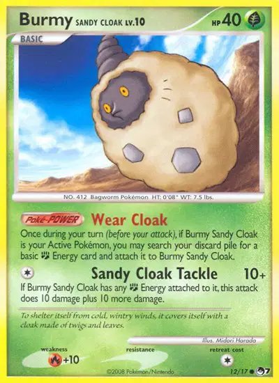 Burmy Sandy Cloak — POP Series 7 12