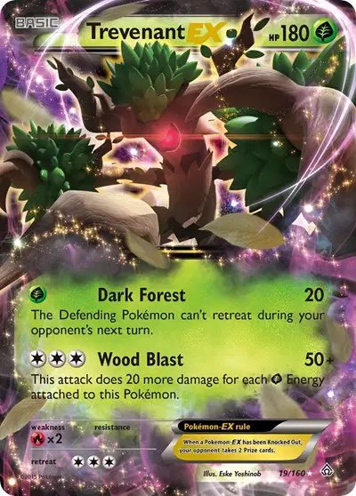 Trevenant EX — Primal Clash 19