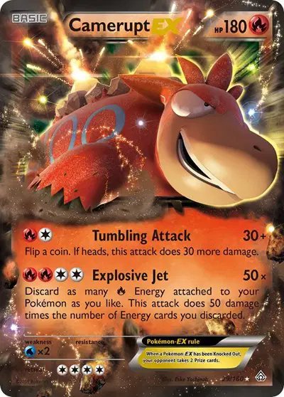 Camerupt EX — Primal Clash 29