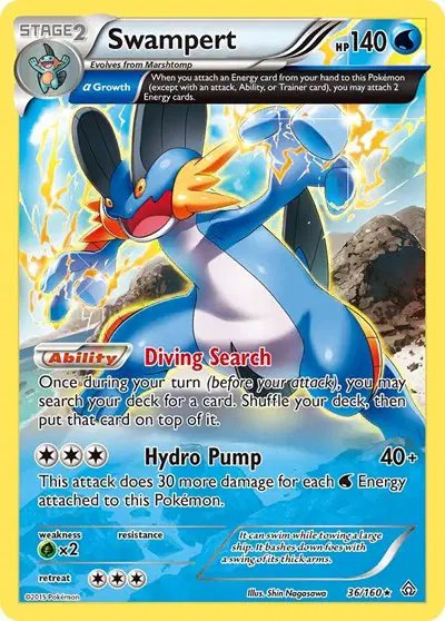 Swampert (Alpha) — Primal Clash 36