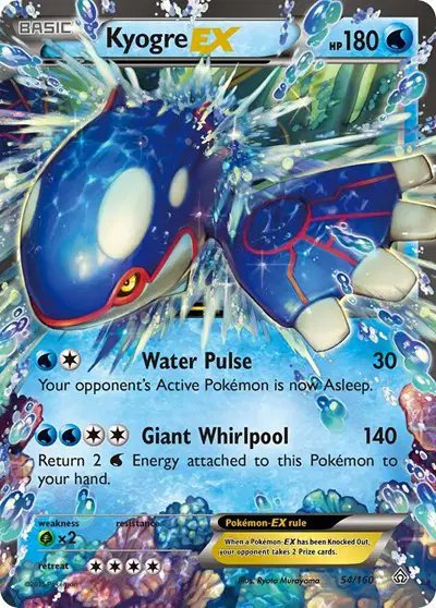 Kyogre EX — Primal Clash 54