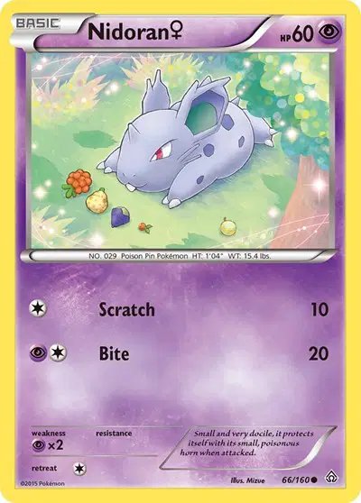 Nidoran (F) — Primal Clash 66