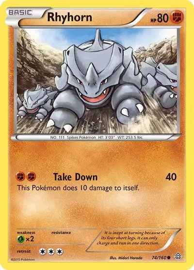 Rhyhorn — Primal Clash 74