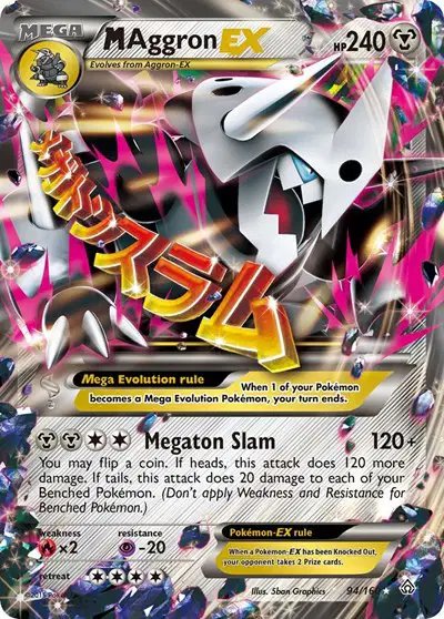 M Aggron EX — Primal Clash 94
