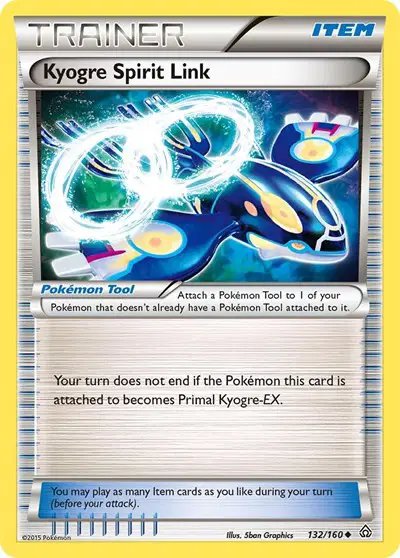 Kyogre Spirit Link — Primal Clash 132