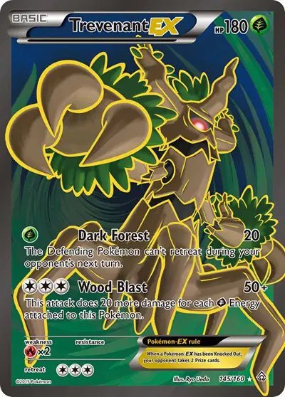 Trevenant EX (145 Full Art) — Primal Clash 145