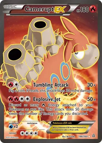 Camerupt EX (146 Full Art) — Primal Clash 146