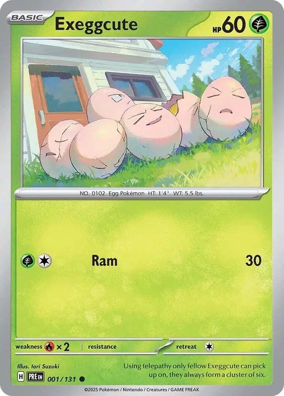 Exeggcute — Prismatic Evolutions 001/131