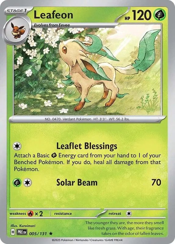 Leafeon — Prismatic Evolutions 005/131
