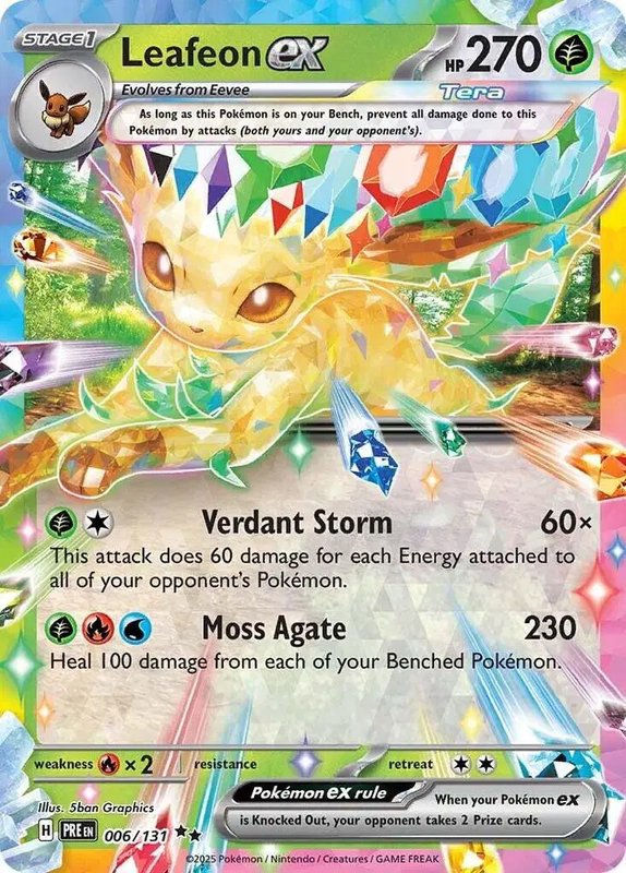 Leafeon ex — Prismatic Evolutions 006/131