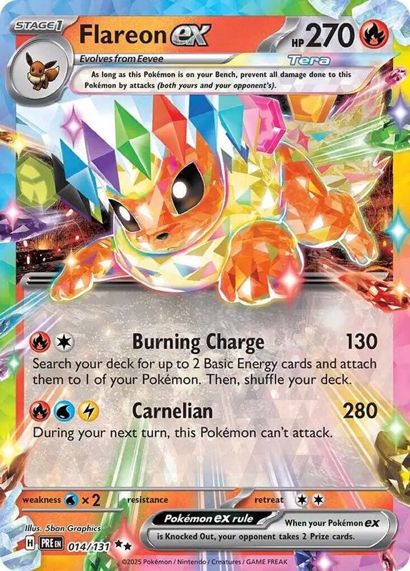 Flareon ex — Prismatic Evolutions 014/131
