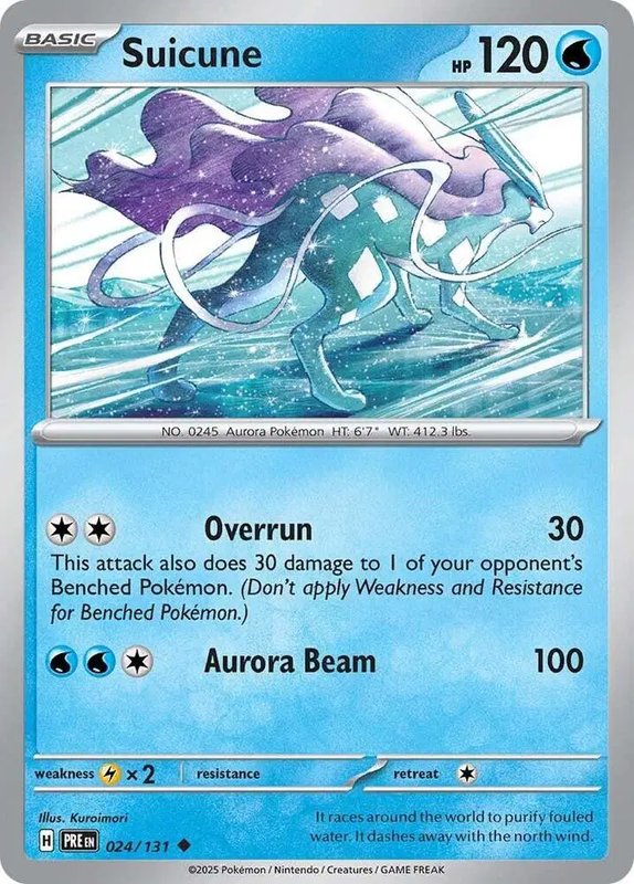 Suicune — Prismatic Evolutions 024/131