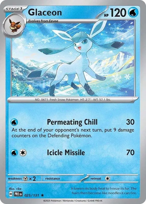 Glaceon — Prismatic Evolutions 025/131