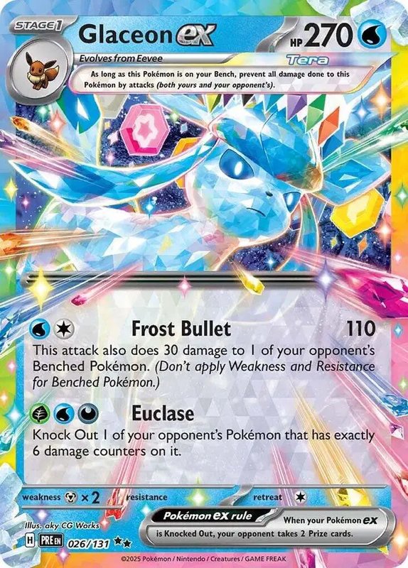 Glaceon ex — Prismatic Evolutions 026/131