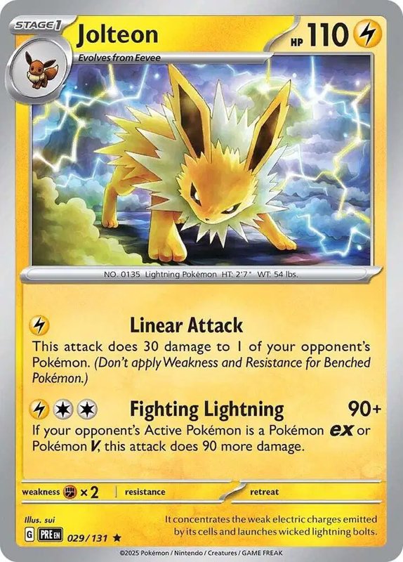 Jolteon — Prismatic Evolutions 029/131
