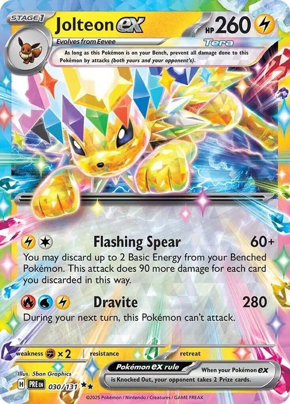 Jolteon ex — Prismatic Evolutions 030/131