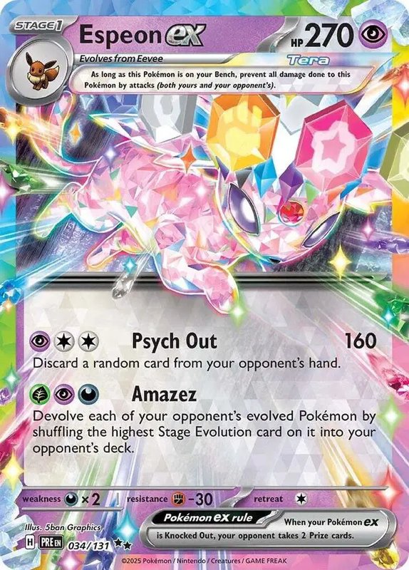Espeon ex — Prismatic Evolutions 034/131