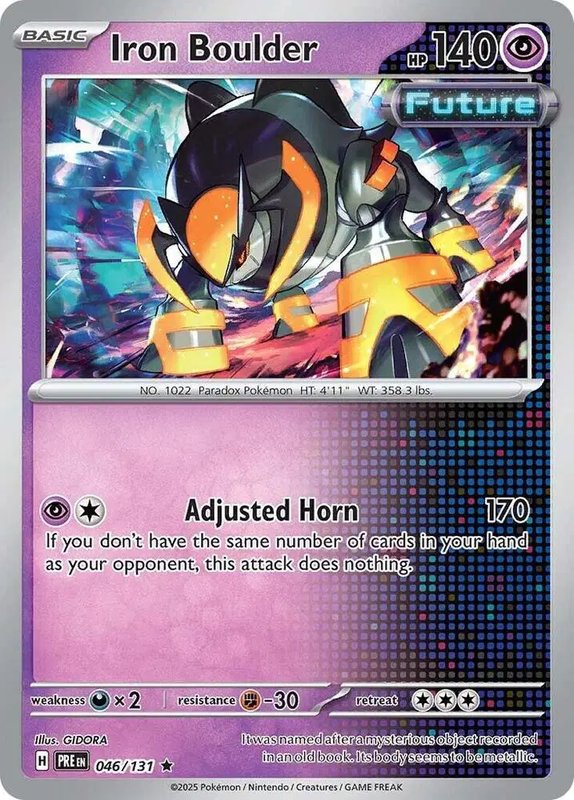 Iron Boulder — Prismatic Evolutions 046/131