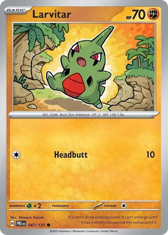 Larvitar — Prismatic Evolutions 047/131