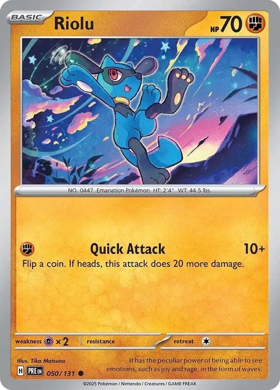 Riolu — Prismatic Evolutions 050/131