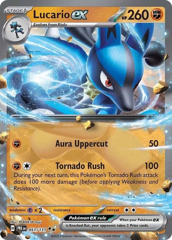 Lucario ex — Prismatic Evolutions 051/131