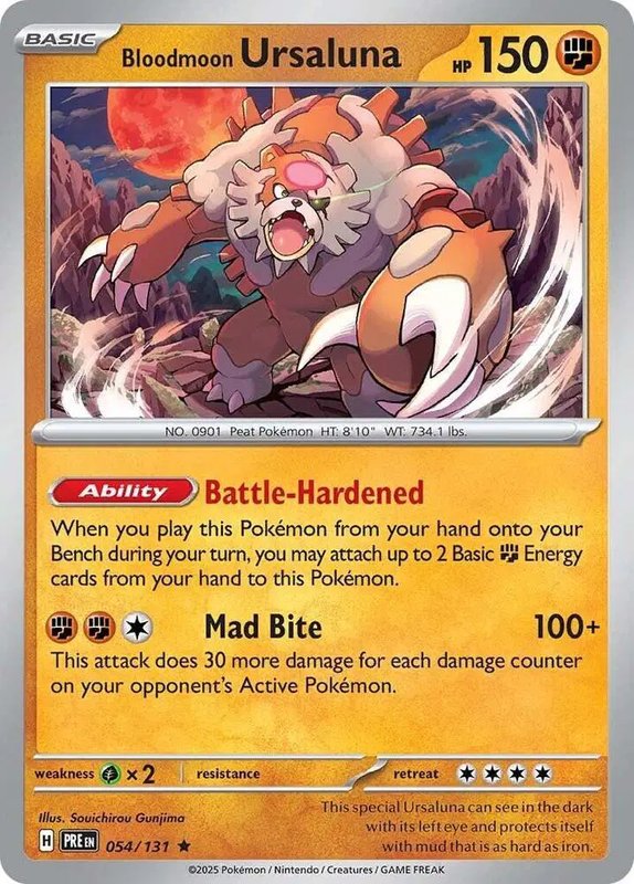 Bloodmoon Ursaluna — Prismatic Evolutions 054/131
