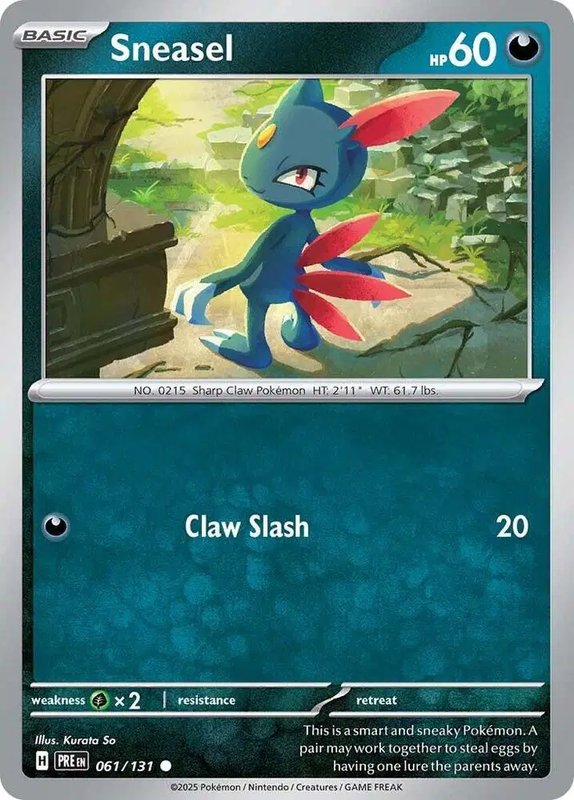 Sneasel — Prismatic Evolutions 061/131