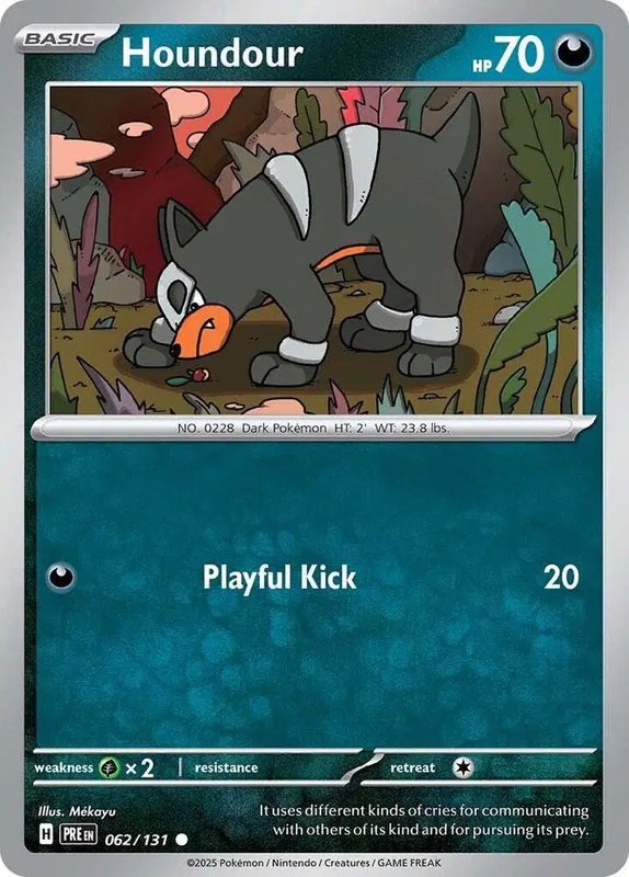 Houndour — Prismatic Evolutions 062/131