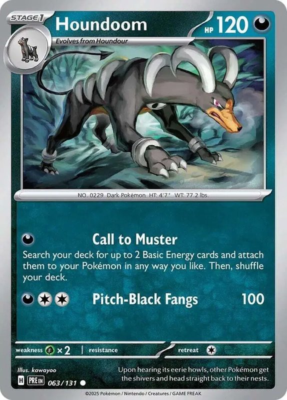 Houndoom — Prismatic Evolutions 063/131