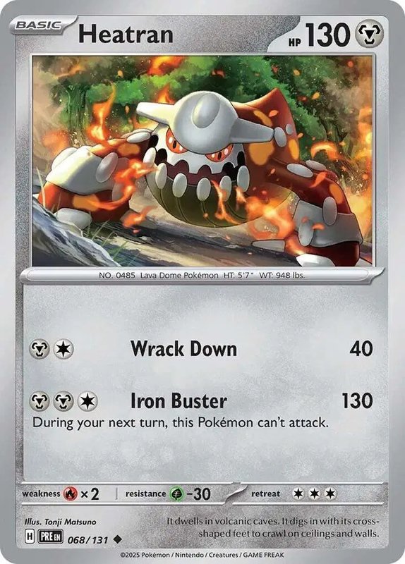 Heatran — Prismatic Evolutions 068/131