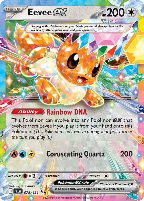 Eevee ex — Prismatic Evolutions 075/131