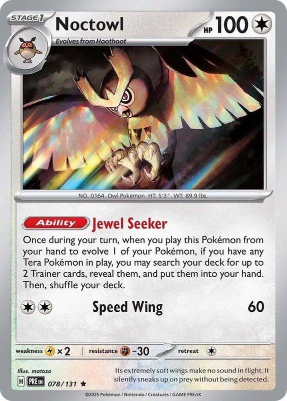 Noctowl — Prismatic Evolutions 078/131