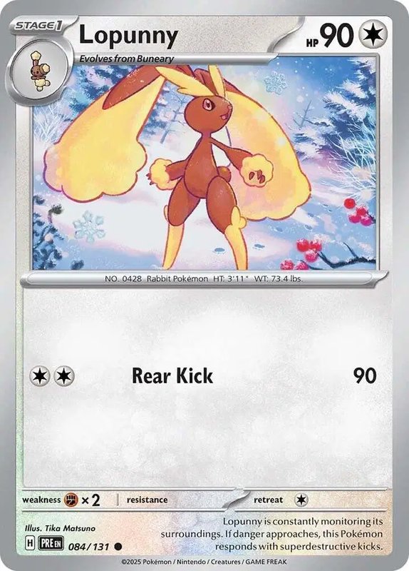 Lopunny — Prismatic Evolutions 084/131