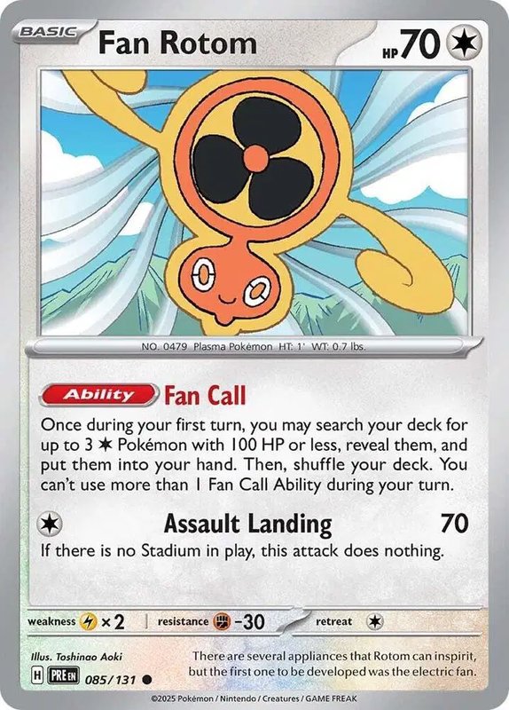 Fan Rotom — Prismatic Evolutions 085/131