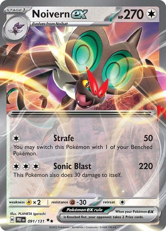 Noivern ex — Prismatic Evolutions 091/131