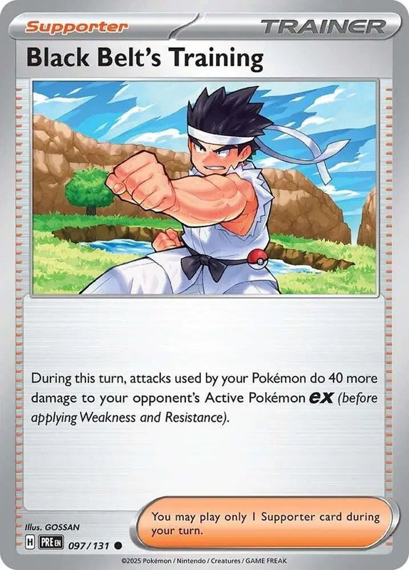 Black Belt's Training — Prismatic Evolutions 097/131