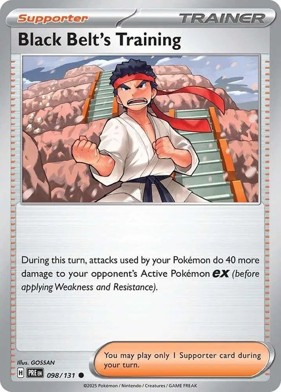 Black Belt's Training — Prismatic Evolutions 098/131