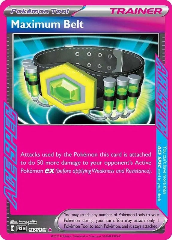 Maximum Belt — Prismatic Evolutions 117/131