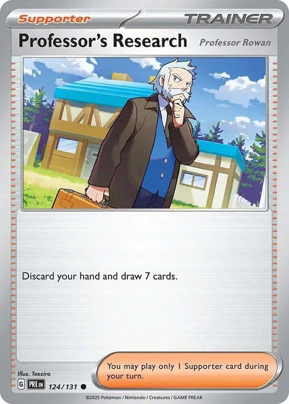 Professor's Research [Professor Rowan] — Prismatic Evolutions 124/131