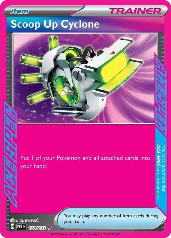 Scoop Up Cyclone — Prismatic Evolutions 128/131