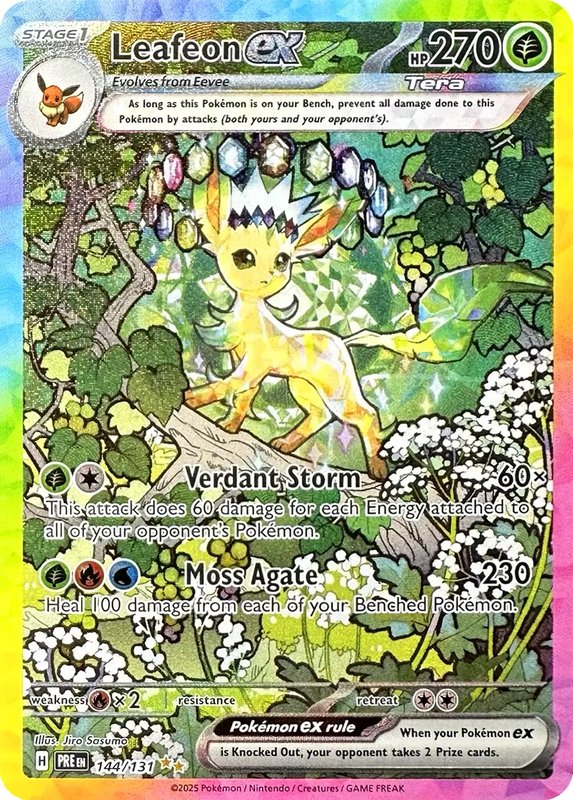 Leafeon ex — Prismatic Evolutions 144/131