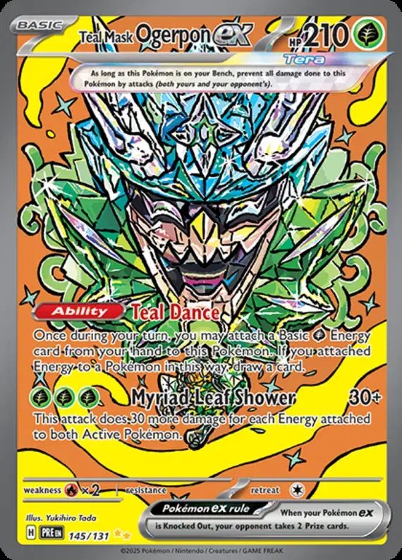 Teal Mask Ogerpon ex — Prismatic Evolutions 145/131