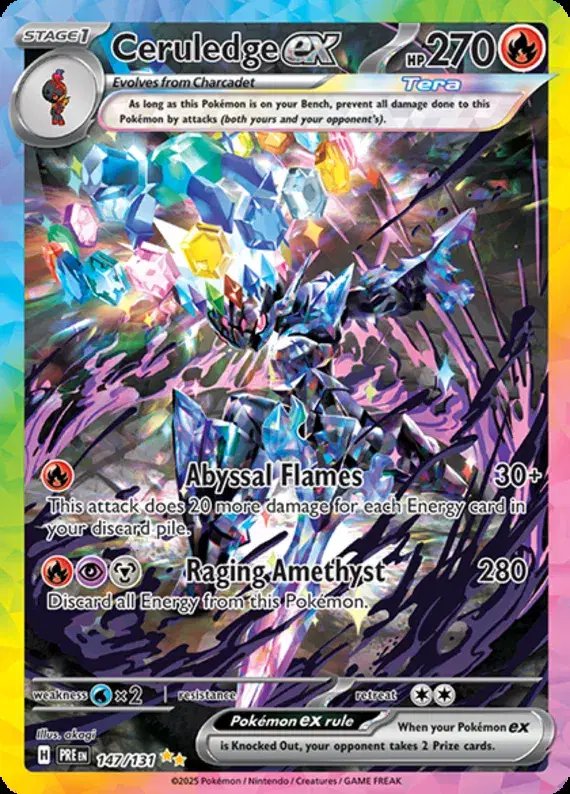 Ceruledge ex — Prismatic Evolutions 147/131